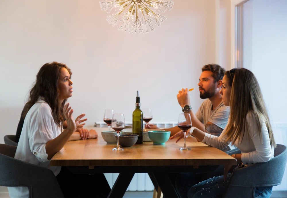 modern crystal dining room chandeliers